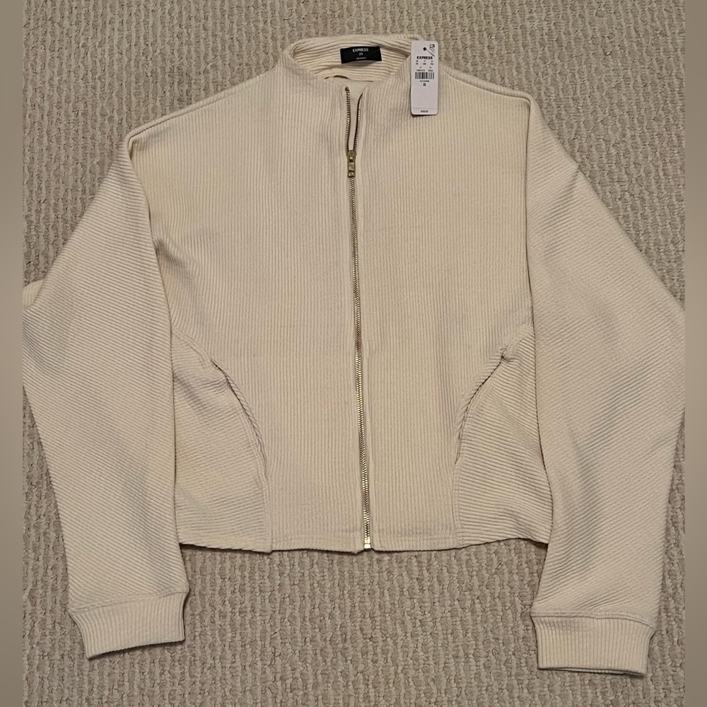 NWT Express Women's Zip-Up Sweater Size XS